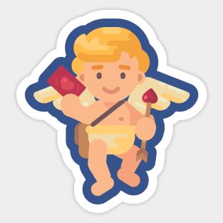 Cupid Mail Sticker